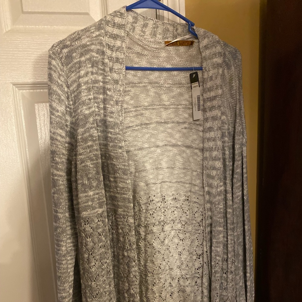 Open cardigan
